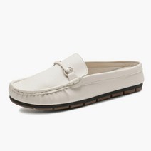 베어파우 슈즈 여성 블로퍼 뮬 단화 슬립온 크림 로퍼 CARLYN K1764037PA-W 1CM