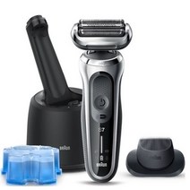 BRAUN 시리즈7 전기면도기, 71-S7200cc, 실버