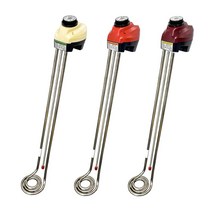 우주전열 국자형 온수히터 물히터 돼지꼬리 온수기, 3.0kw 500mm