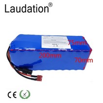 전동킥보드배터리 Laudation-36V 12ah 전기 자전거 리튬 배터리 10S 4P 42V 18650 250W 모터 스쿠터 15A B, 한개옵션0