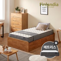 핀란디아 베네 빅수납 슈퍼싱글침대 SS+드림온매트리스, 단품