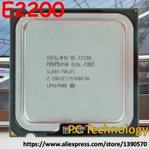 지널 인텔 펜티엄 듀얼 코어 E2200 2.20GHZ 1M 800MHZ 775Pin 65Nm CPU 데스크탑 (1 일 이내, 한개옵션0