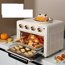 올인원 미니 오븐기 홈베이킹 자취 1인가구 컴벡션, 네이비 25L(노브 4개)