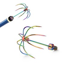 갸프 헤드 해루질 갈고리 레인보우 에깅 문어 카멜레온 낚시 교체형 12mm 대형, 단품