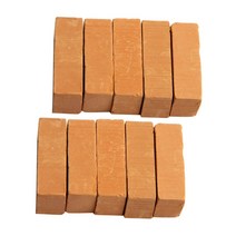 FCSHOP 모래 테이블에 대한 시뮬레이션 도자기 벽돌의 10pcs 모델, 벽돌, 모델 벽돌, 레드