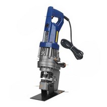 이동식 앵글 철 절단 펀칭기 강철 철판 커팅기 재단기 슬로팅, 1쌍의 금형을 갖춘 MHP-20