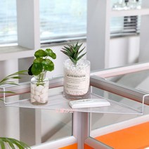 접이식 발코니 베란다 난간 걸이 선반 카페 티 테이블, 화이트스트랩삼각대