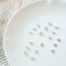 [1개]고리형 비즈반지 전용 팬던트 3탄 GP601-3 미니 물방울 실버 골드 로즈골드, 2.물방울(실버)