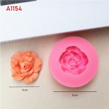 13 스타일 미니 소형 꽃 해바라기 장미 연꽃 실리콘 금형 DIY 퐁당 케이크 베이킹 초콜릿 설탕 도구 폴리머 클레이 만들기, [07] A1154