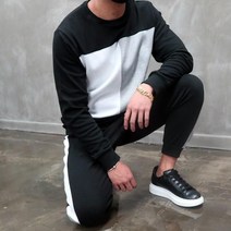 콘피아르 배색 트레이닝세트