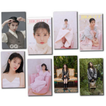 아이유포카 포토카드 고화질 코팅 아이유 고퀄리티 포스트카드 고급 굿즈 여자아이돌 프리미엄, IU-HB30, 5인치 사진 8장 (코팅)