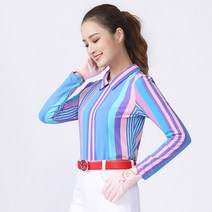 여성 골프티셔츠 긴팔 카라티 골프웨어 슬림핏 빅사이즈-14725