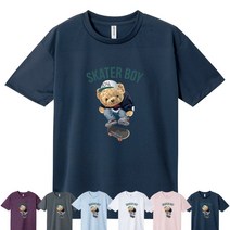 [쿨론티 네이비 40종] 베르디베어 남자 여자 반팔티 티셔츠