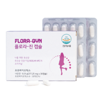 [병원전용] 플로라진 여성건강 유산균 30억 CFU 개별포장 락토바실러스 장건강 배변활동, 1통, 277mg x 30 캡슐