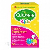 컬처렐 키즈 츄어블 프로바이오틱 60 태블릿 KIDS, 2개, 60정