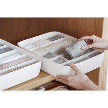 옷방 드레스룸 속옷 양말 칸칸 깔끔 정리함(10/15칸) 브라 팬티 수납, 10칸정리함 핑크
