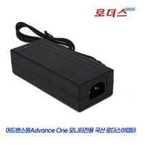 어드밴스원 OTV27F165K AV-270KL OT2410W OTV2408RH MV27F165K MV27KL M2410UX 모니터호환 12V 3.5A 3A국산 로더스어댑터, 어댑터+파워코드1.0M