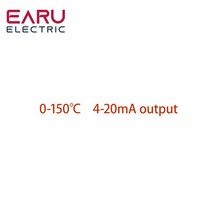 온도센서 RTD PT100 온도 트랜스미터 센서 모듈 열 저항 4-20mA 0-5V 0-10V -50-50-50-100 -50-150 0-100 0-200 Degree, [03] 0150 420MA