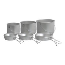 DUG 더그 모닥불 코펠 3점 세트 실버 DG-0103