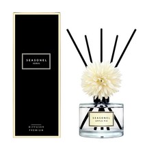 시즈넬 플라워 디퓨져 200ml 니들맘 조화 화이트, 애플파이향