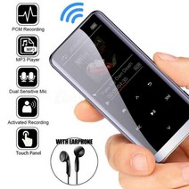 전자책 HIFI 블루투스 MP4 MP3 플레이어 스포츠 음악 스피커 미디어 FM 라디오 레코더 메탈 울트라 씬 휴대폰용, 16GB Without, 05 16GB NO Bluetooth