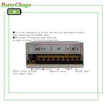 220V ~ 36V 10a 스위칭 전원 공급 장치 LED 산업용 제어/통신 시스템 360W 변압기, 한개옵션0