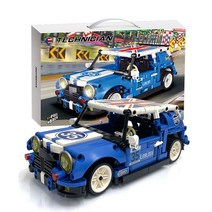 스마트블럭 T5321 미니쿠퍼(블루) 자동차블럭 완구, 스마트블럭T5321미니쿠퍼(블루)