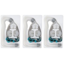 The Yeppin BMC P2 비강 베개 인터페이스 마스크 CPAP 자동 BiPAP S M L 세 가지 크기의 실리콘 쿠션, 03 3pcs P2_01 Standard