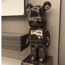 urkoteer베어브릭 대형 저금통 80cm 곰돌이 피규어 인테리어 집들이 개업 선물 브라운색, F