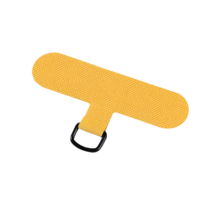 네츄럴파크 행온택 스마트폰 코튼 태그홀더, 코튼 태그홀더-옐로우