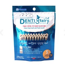 포켄스 덴티 페어리 치석제거 입냄새감소 애견 덴탈껌, 65g(S)