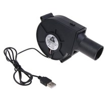 미니 송풍기 USB 5V BBQ 요리 스토브 송풍기 팬 3600RPM 공기 송풍기 바베큐 팬 야외 캠핑 피크닉 그릴 요리, 한개옵션0