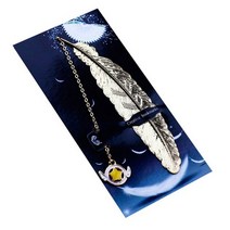 해피트레이딩 골드 팬던트 깃털 책갈피, 07, 1개