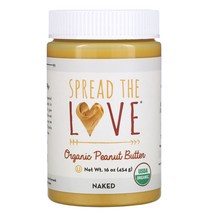 Spread The Love 유기농 피넛버터 네이키드 454g16oz 2팩