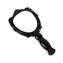 휴대용 원형 화장 공주 손 거울 소