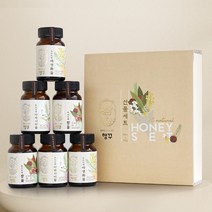 행꾸 천연벌꿀 선물세트 토종 꿀 답례품, 3세트, 야생화꿀6입+쇼핑백