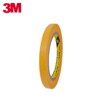 3M 244 내열 마스킹 테이프 8mm x 50M 고온 고열