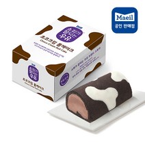 [매일유업]소화가잘되는우유 초코크림롤케이크 380g 1개 냉동 케이크