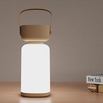 벽난로 LED 크리에이티브 휴대용 야간 조명 USB 충전 터치 스위치 3 단계 색상 온도, [01]
