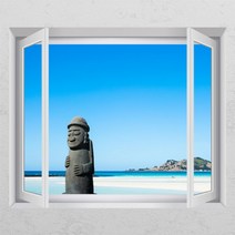 [바보사랑] 제주도바다_창문그림액자, 타입선택:D타입엘레강스실버