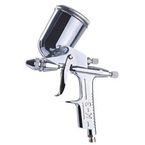 K-3 Pneumatic Paint Spray Gun 0.5mm Nozzle Professional Power Tool Mini brush Sprayer, 01 Silver