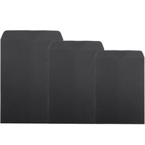 각대봉투 검정 블랙 B5 9절 6절 100매 우편 행사, 1호 각대(245x330)100매