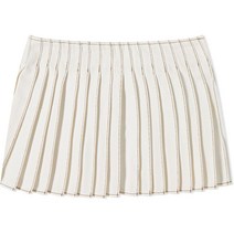 아미 AMI Pleated Skirt - Natural White