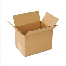 Pratt PRA0521 Recycled Corrugated Cardboard Single Wall Standard Box with C Flute 7” Length x 5” Wi, 1