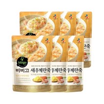 비비고 새우계란죽, 420g, 6개