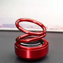태양열 회전 차량용방향제 / 차량용 방향제 / 태양열 자동 회전 방향제 / 방향액(랜덤) 증정 / 판촉물 선물 / 4가지 색상, 실버