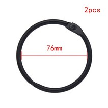 철근 밴딩기 23510pcs 검은 금속 링 바인더 15-76mm diy 루스 리프 책 농구 오프닝 사무실 바인딩 supplie 사진 앨범, 76mm