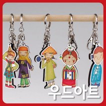 세계민족의상 20종선택 10매. 색칠모델자료 우드아트 열쇠고리 교육용재료, OMT 킬트(남)(캐나다)