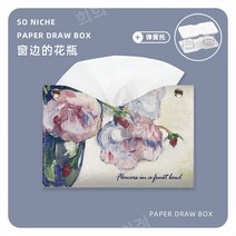 다양한 유화 티슈 냅킨 상자 홈 거실 자동차 사무실 인테리어 가죽, 창가 꽃병 + 스프링 홀더