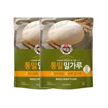 CJ 제과제빵 백설 통밀밀가루 식빵 빵만들기 칼국수 1kg 2개, 3세트